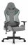Ergonomická herní židle HC-2002 s nosností 150 kg – šedá se zelenými detaily