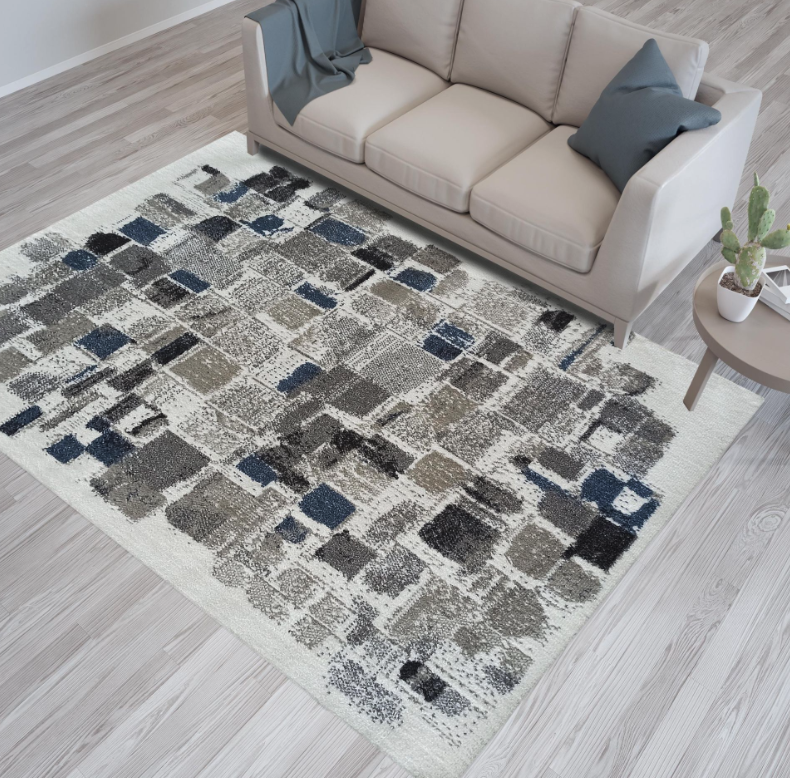Tappeto di design con motivo moderno