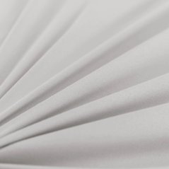 Bettlaken aus synthetischer Baumwolle - hellgrau mit schwarzem Rand