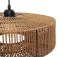 Lampada a sospensione in juta e metallo 60W