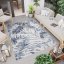 Tappeto per il patio con un bellissimo motivo grigio - Dimensioni del tappeto: Larghezza: 140 cm | Lunghezza: 200 cm