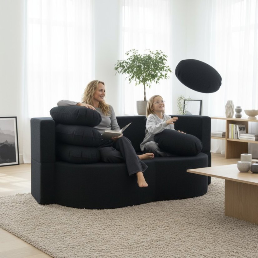 Inovatívna kompresná rozkladacia pohovka