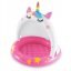 Piscină pentru copii cu acoperiș de unicorn