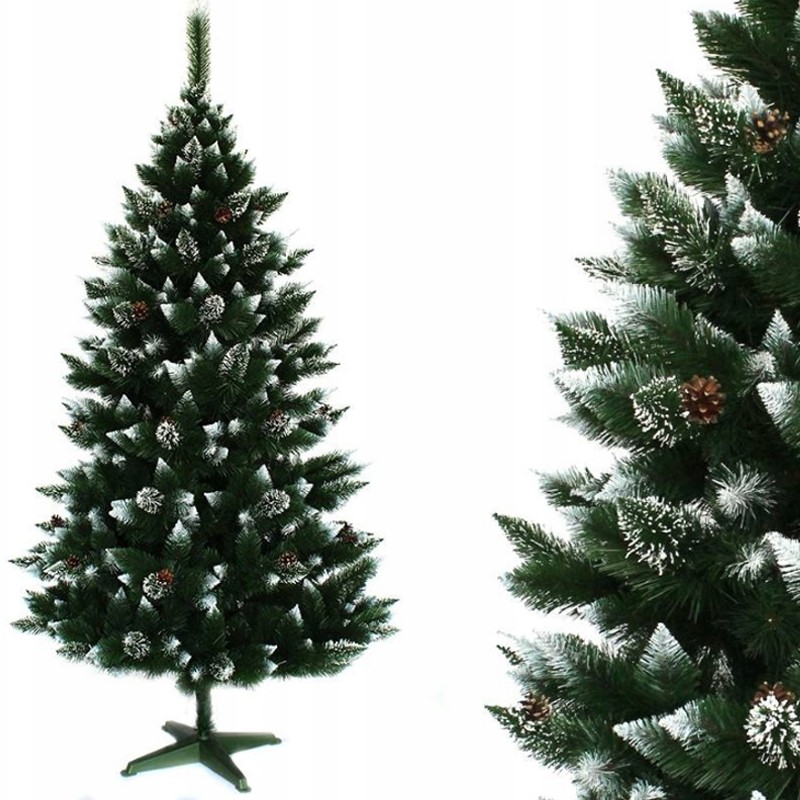 Weihnachtsbaum mit Schneeimitation auf den Ästen 220 cm hoch