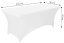 Față de masă elastică albă pentru masa de catering 240 cm