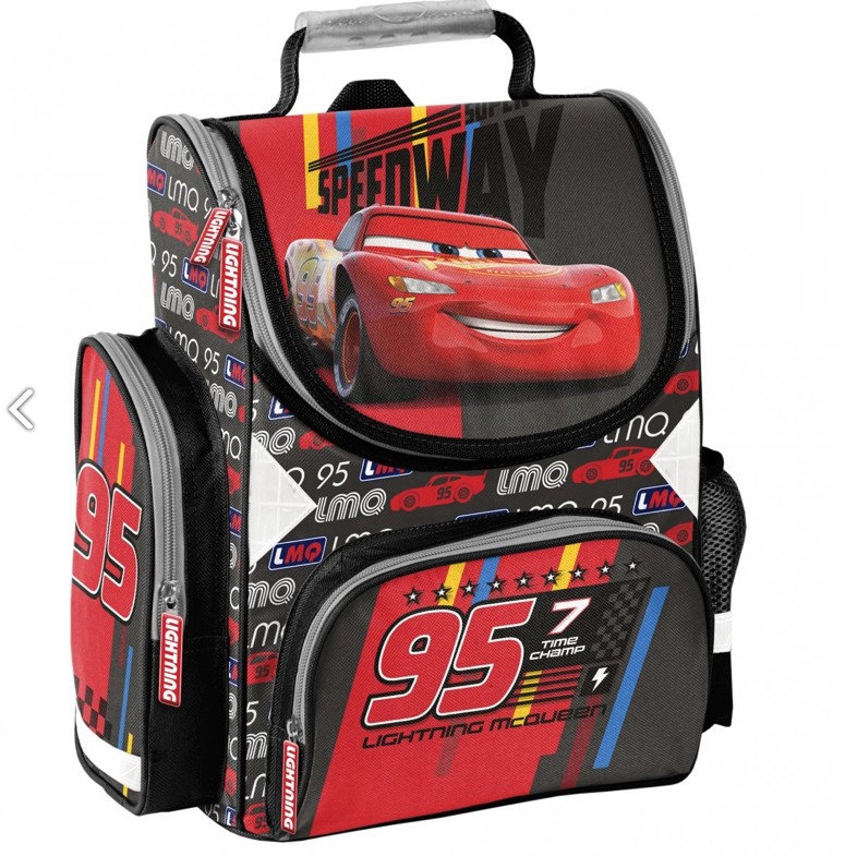 3-dílný školní set Cars pro kluky