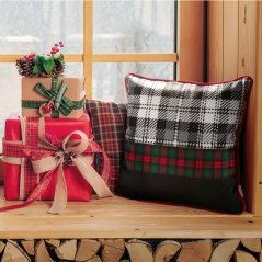 Designerbettdecke für Weihnachten im Karomuster