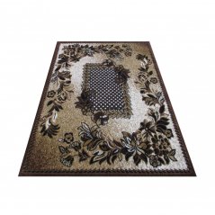 Качествен кафяв килим за хола