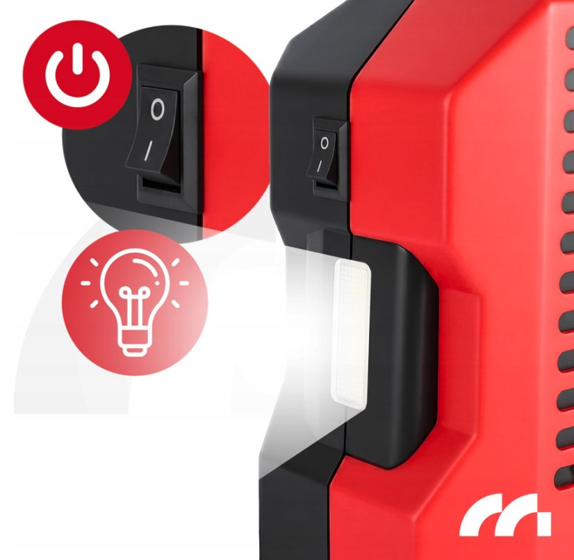 12 V auto kompresor MALTEC TURBOAIR100 s digitalnim zaslonom i LED rasvjetom