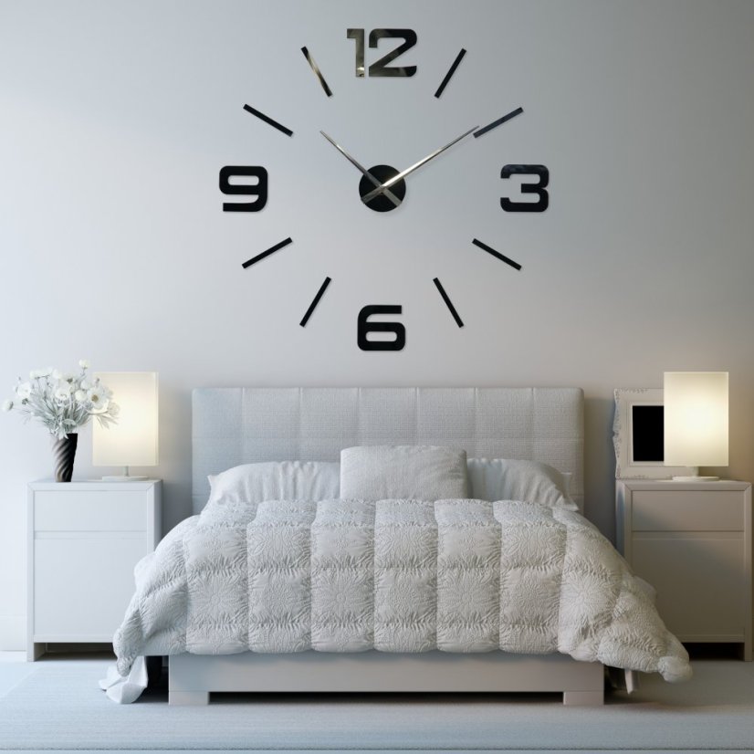 Wanduhr zum Aufkleben