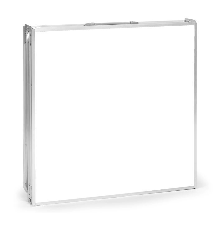 Сгъваема маса за кетъринг 180 x 60 cm, бяла, от 3 части