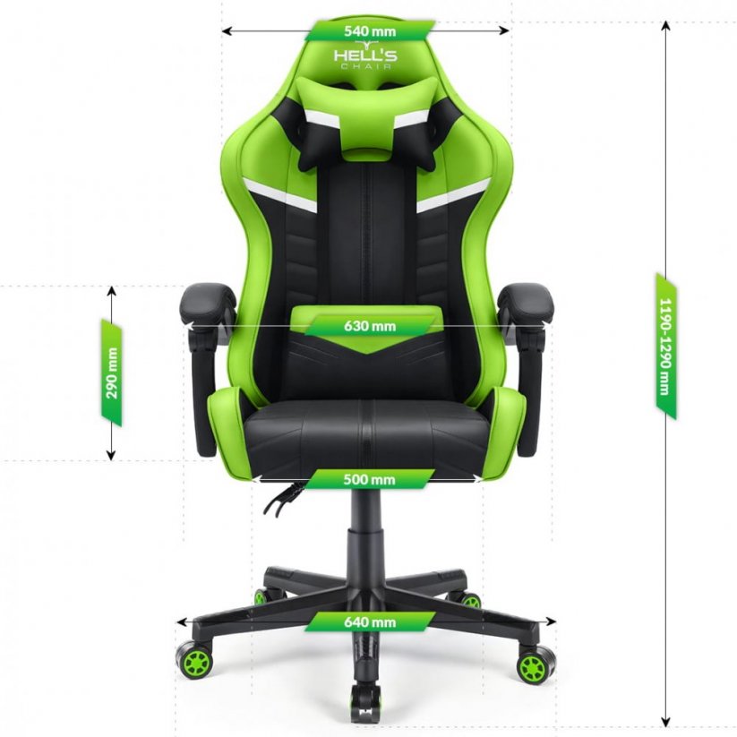 Gaming stolica HC-1004 zelena