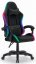 Геймърски стол HC-1000 Black LED RGB fabric