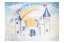 Tappeto per bambini con motivo di un castello fiabesco - Misure: Larghezza: 120 cm | Lunghezza: 170 cm
