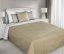 Prehozy na manželskú posteľ obojstranné béžovej farby s bielymi malými bodkami