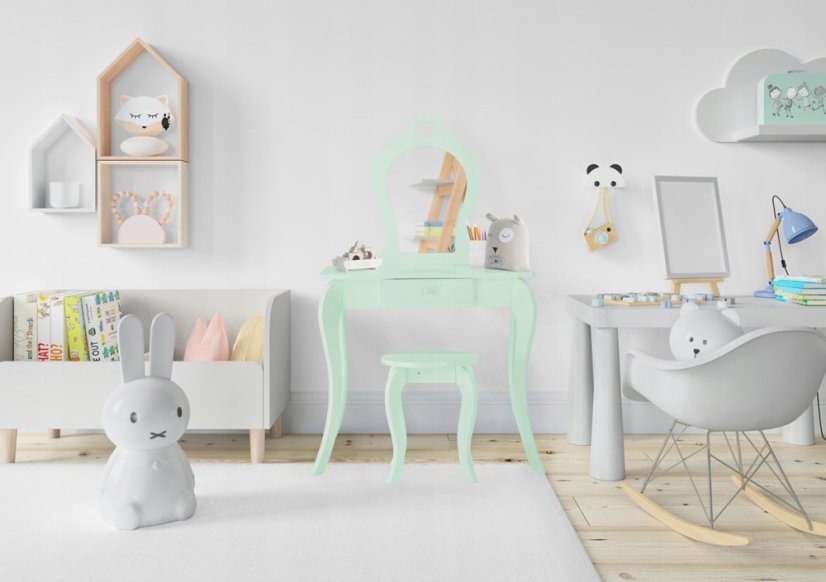 Toilette per bambini color verde menta