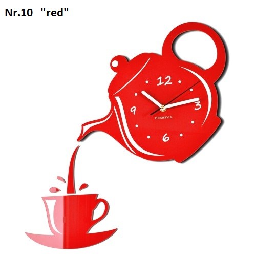 Nástenné hodiny do kuchyne s tichým chodom