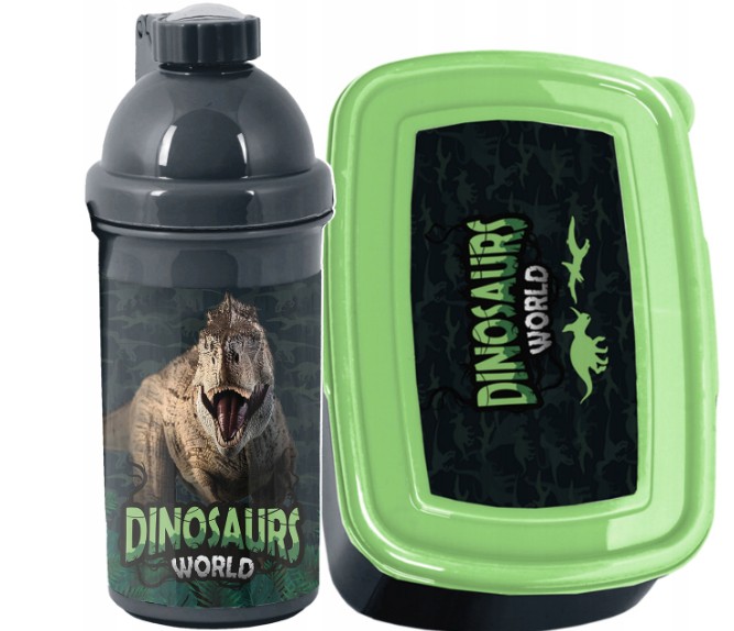 5-dielny školský set pre chlapcov Dinosaurs World