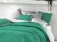 Зелено двулицево покривало за легло 220 х 240 см