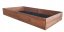 Естествено импрегнирано повдигнато дървено легло 200 x 100 x 27 cm