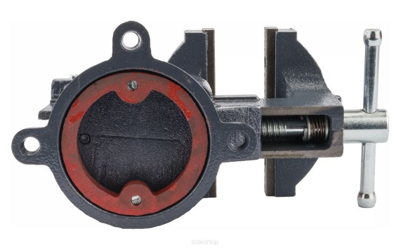 Schlosserschraubstock 125 mm drehbar mit Amboss