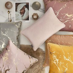 Tyrkysová zamatová obliečka Lanai 45 x 45 cm