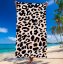 Plažna brisača z vzorcem geparda