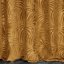 Perdea design în culoarea aurie cu motive naturale pe cercuri 140 x 250 cm