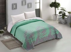 Prošiveni prekrivač za krevet s tropskim motivom