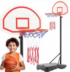 Basketballkorb mit verstellbarem Ständer 165 - 205 cm