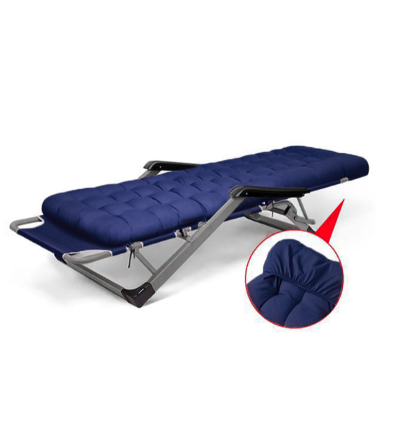 Kerti nyugágy szürke kerettel és párnával