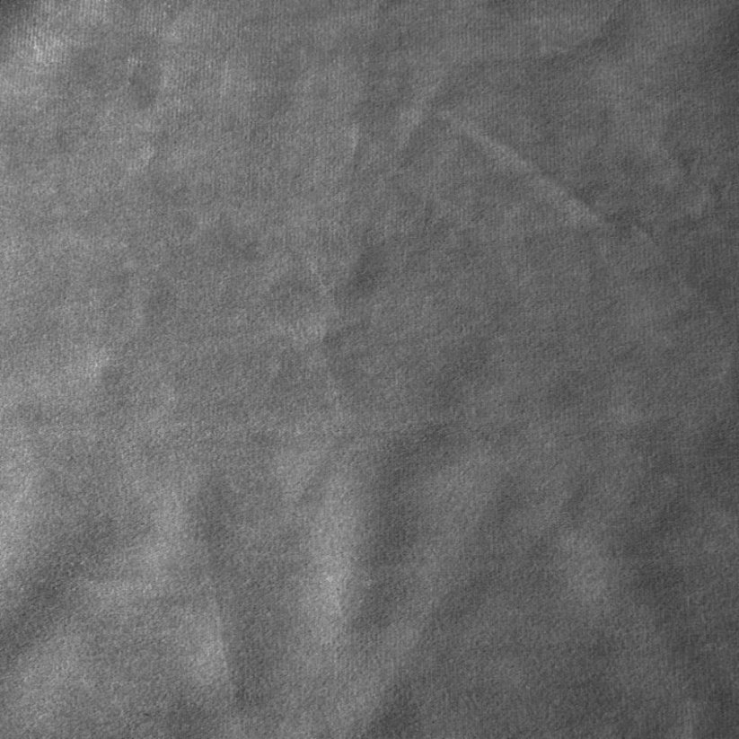 Fina žametna zavesa za kroge v sivi barvi 140 x 250 cm