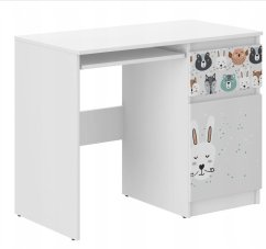Scrivania per bambini con animali della foresta 77x50x96 cm