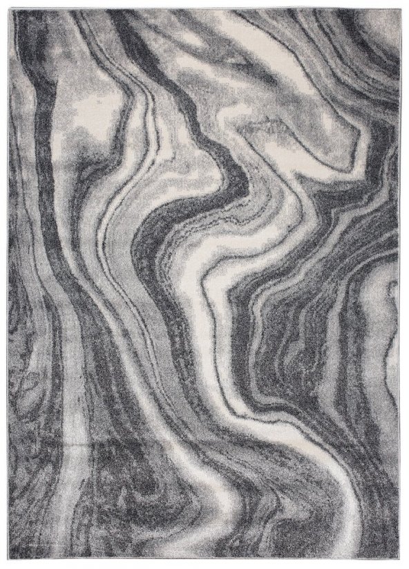 Lydia Modern sötét szürke szőnyeg absztrakt mintával