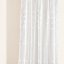 Висококачествена бяла завеса  Marisa  със сребърни втулки 140 x 280 cm