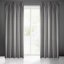 Luksuzna dekorativna zavesa siva 140 x 270 cm