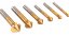 Set de freze conice HSS 90 - pentru metal și lemn, 6 buc