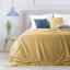 Stylový žlutý přehoz na manželskou postel nebo gauč 220 x 240 cm