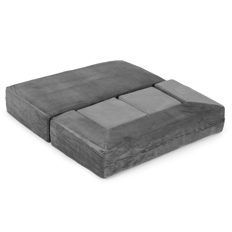 Canapea modulară pentru copii gri închis - 4 părți