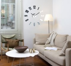 Spiegel Wanduhr für Wohnzimmer