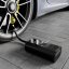Elektromos kompresszoros szivattyú autóhoz, kerékpárhoz és motorkerékpárhoz kijelzővel és LED-del