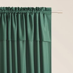 Zöld függöny MIA 140 x 260 cm-es szalaghoz.