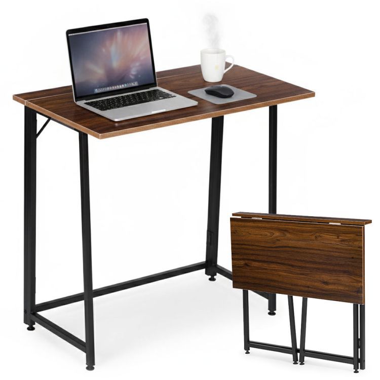 Masă de lucru pliabilă tip loft 80 x 45 cm - Culoare: Maro