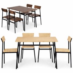 Jedálenský set – stôl + 4 stoličky