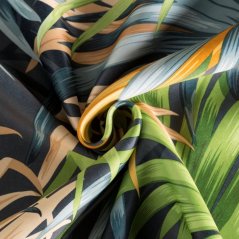 Dvostrani prekrivač u sivoj boji s egzotičnim cvijećem