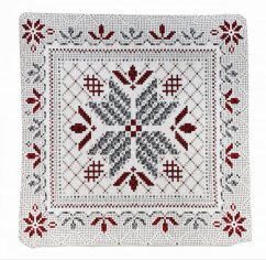 Față de pernă tapițerie 42x42 cm cu motiv de Crăciun