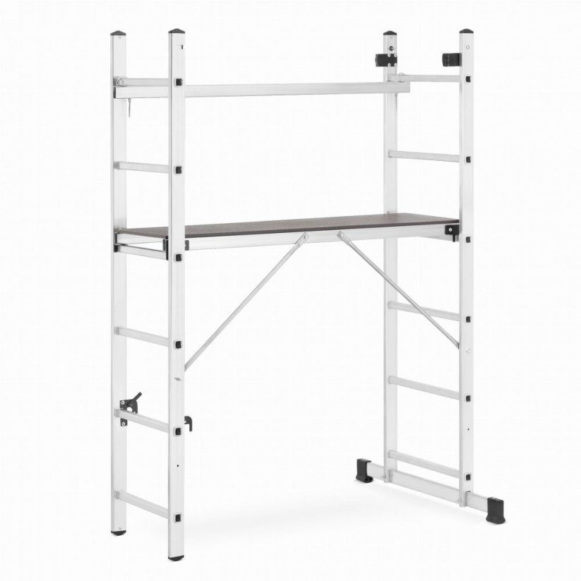 Piattaforma di lavoro in alluminio, scala e mini ponteggio 2x6
