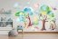 Adesivo da parete colorato per bambini in tonalità delicate - Misure: 150 x 300 cm
