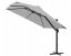 Градински сгъваем сив чадър 3 x 4 м
