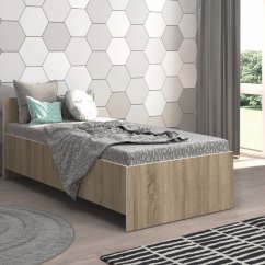Dětská postel JUNIOR 160 x 80 cm v dekoru dub sonoma